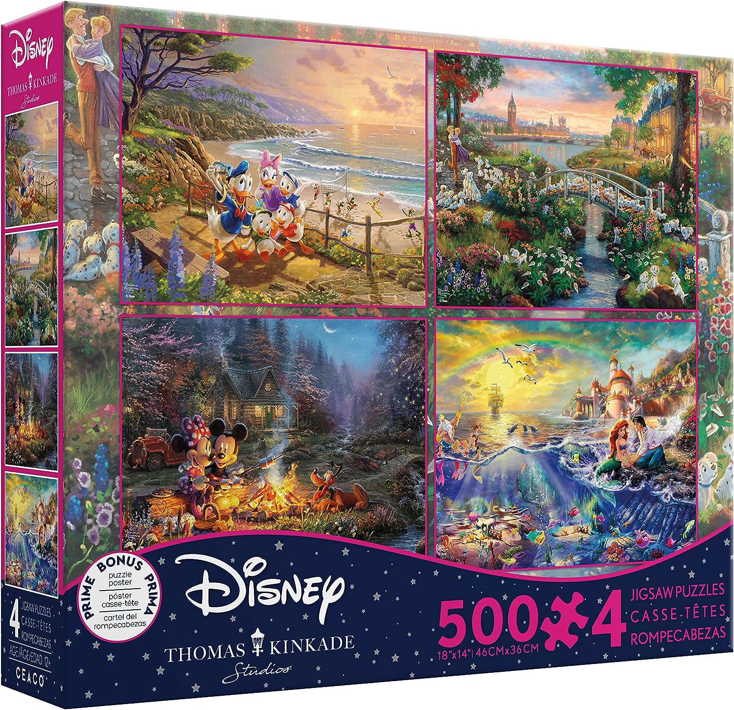 Thomas Kinkade Disney Collection - Multipack (4x500pcs)