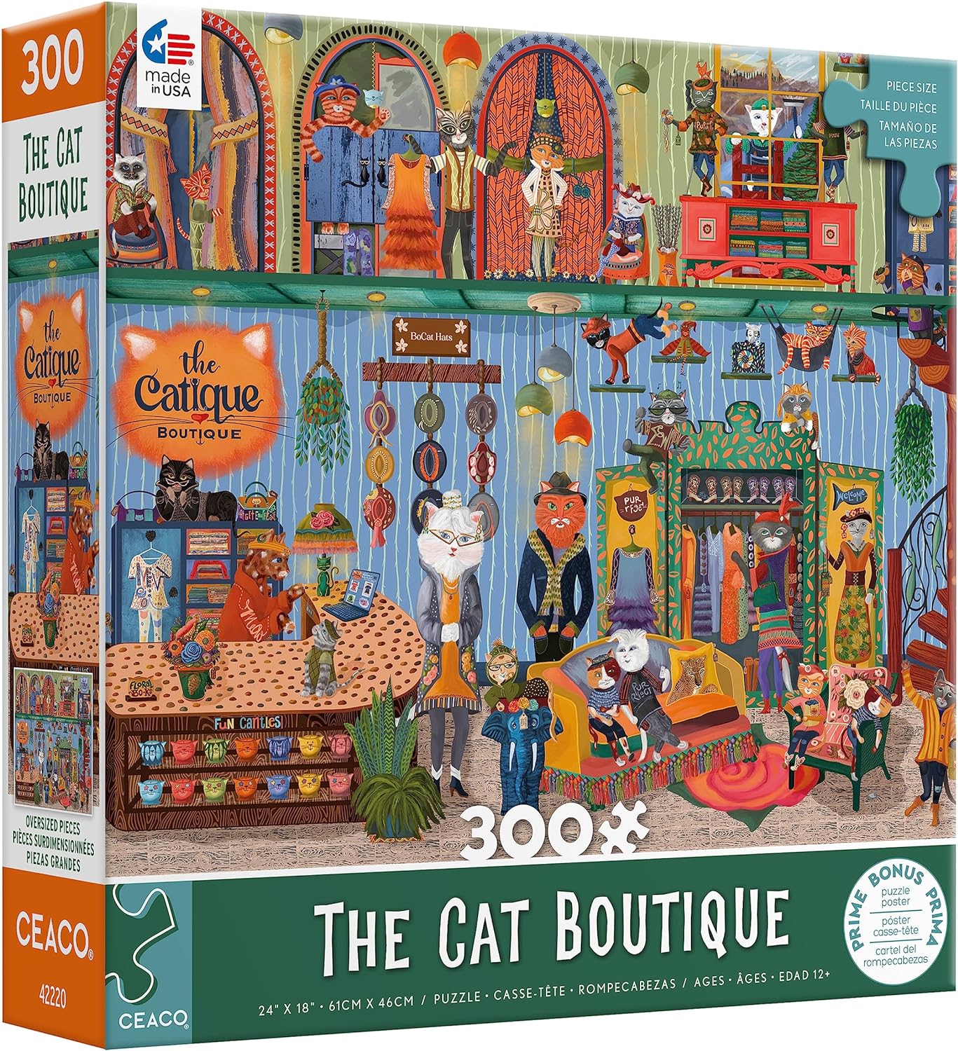 The Cat Boutique, Cindy Jackson (300pcs OVERSIZED)