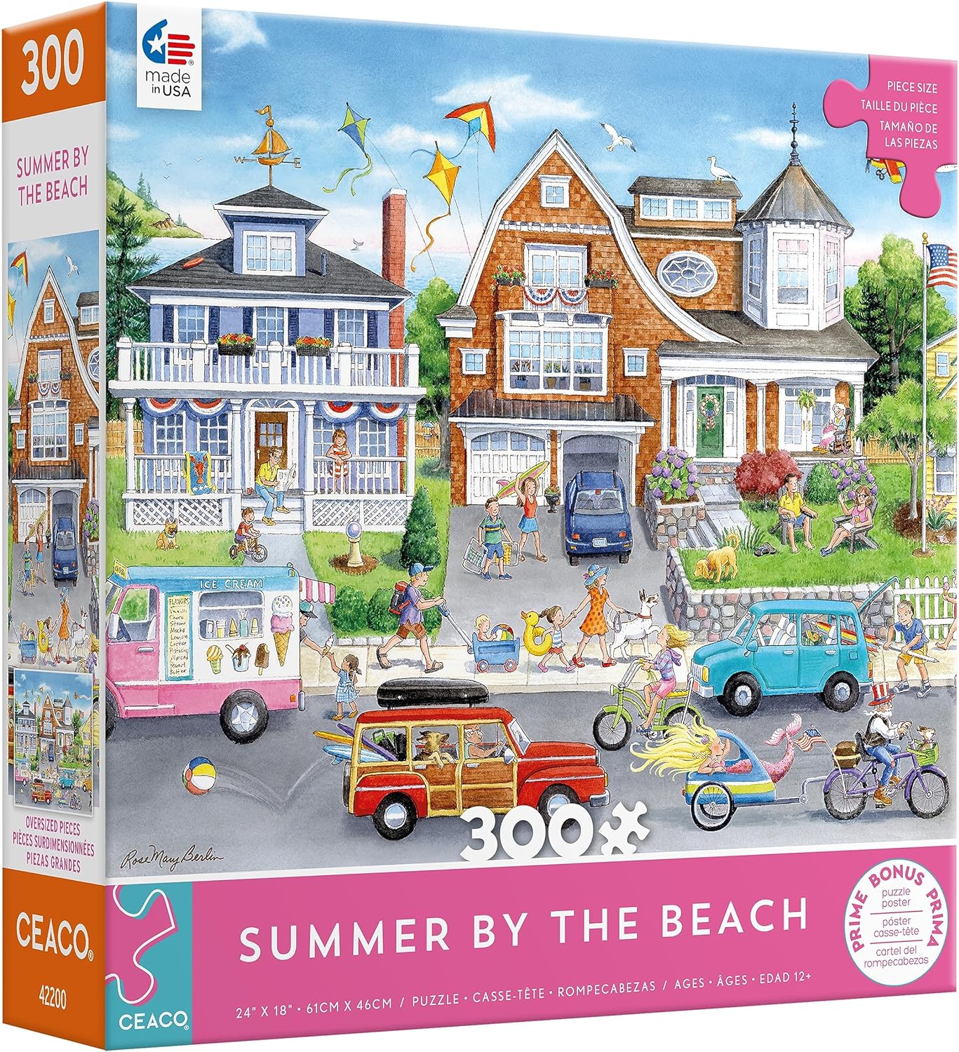 Summer by The Beach, Rose Mary Berlin (300pcs OVERSIZED)
