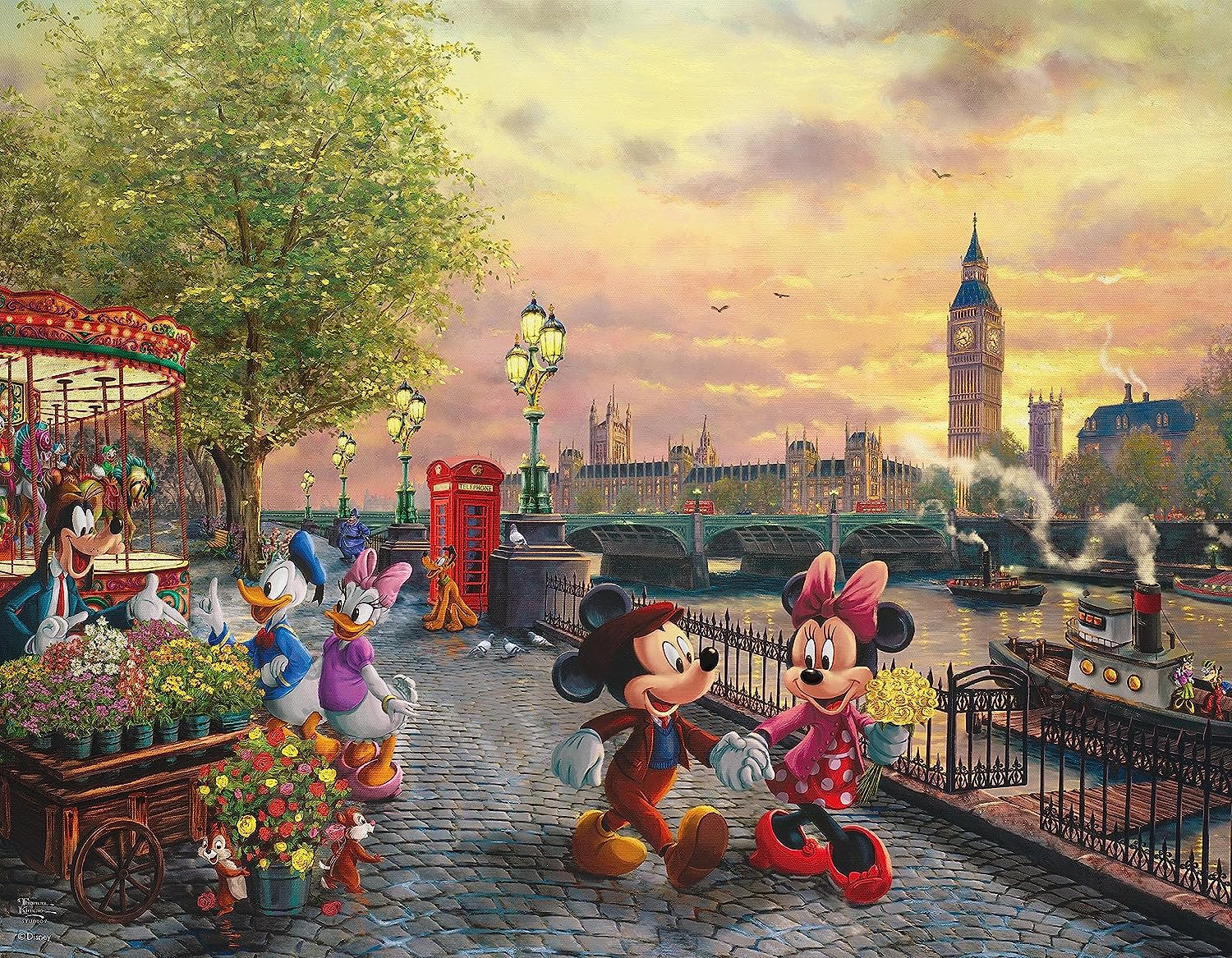 Collection Thomas Kinkade Disney - Multipack (4x500pcs)