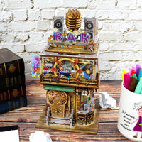 Bin de bureau - Bar punk (bois)