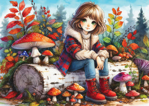 Sous la canopée d'automne (1000 pièces)
