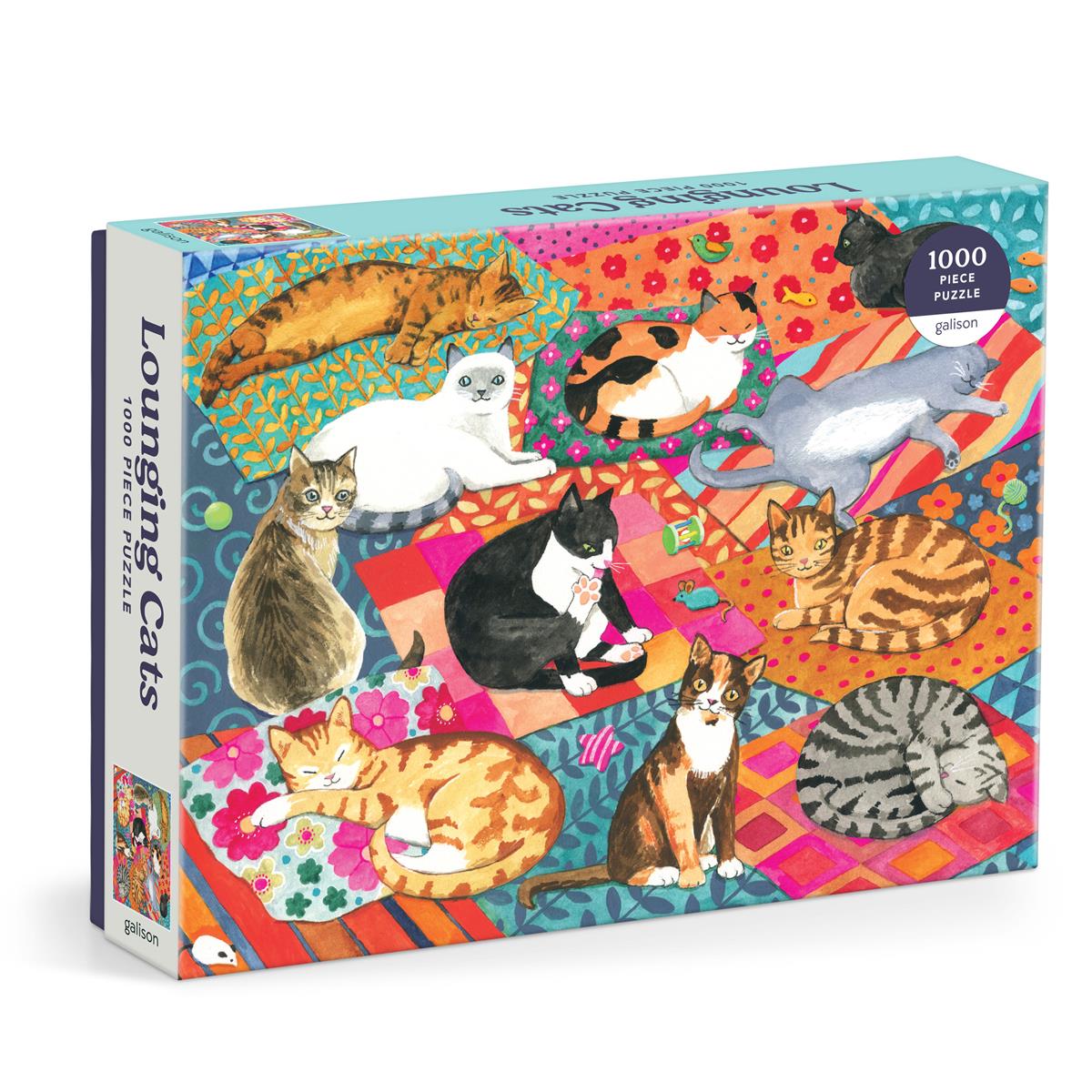 Lounging Cats (1000pcs)