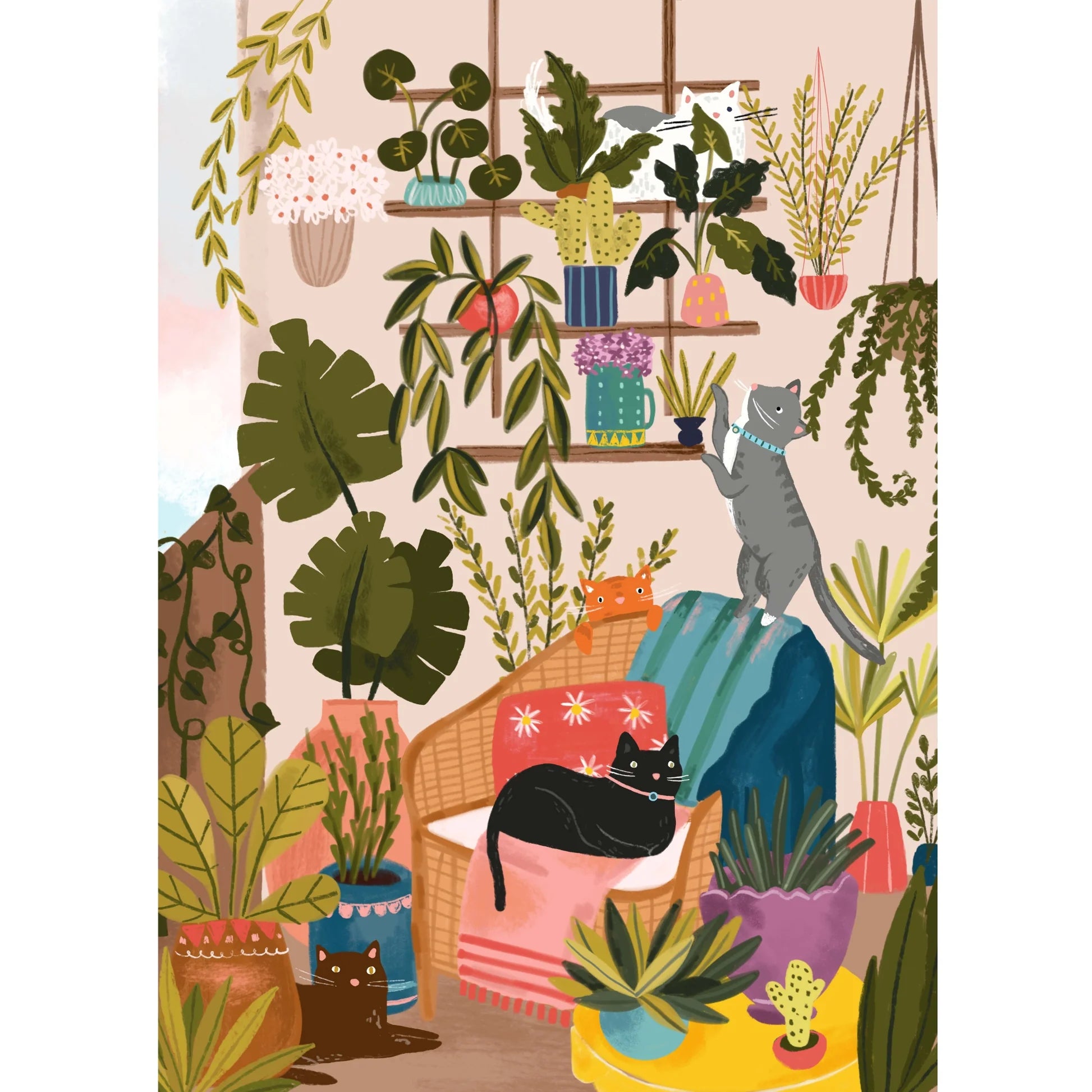 Chats de balcon, Laura Konydyk (1000 pièces)