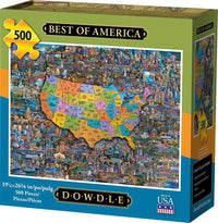 PFG Best of America (500pcs) (utilisation / utilisée - puzzles pour de bon)