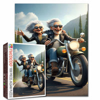 Playful Seniors - Biker Couple Adventure (1000pcs)