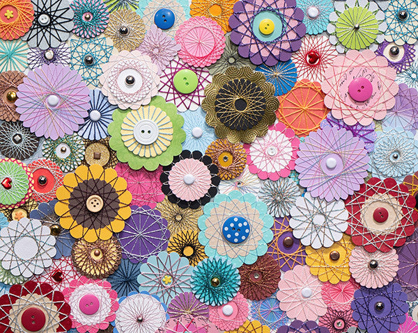 Buy Bloomin buttons (1000pcs) Puzzle | Jigsaw Jungle