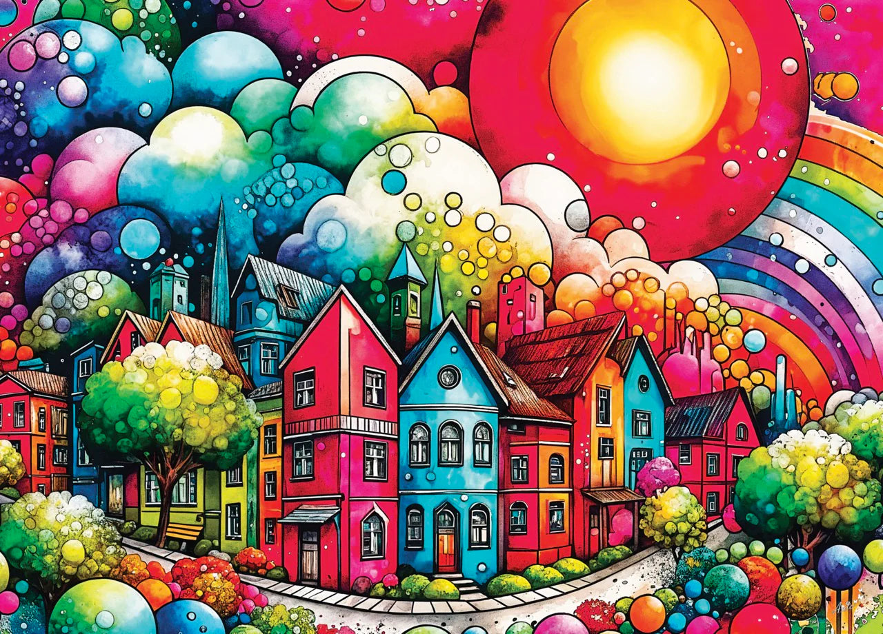 Avenue Coloree / Chromatic Lane, Anie Maltais (1000pcs)