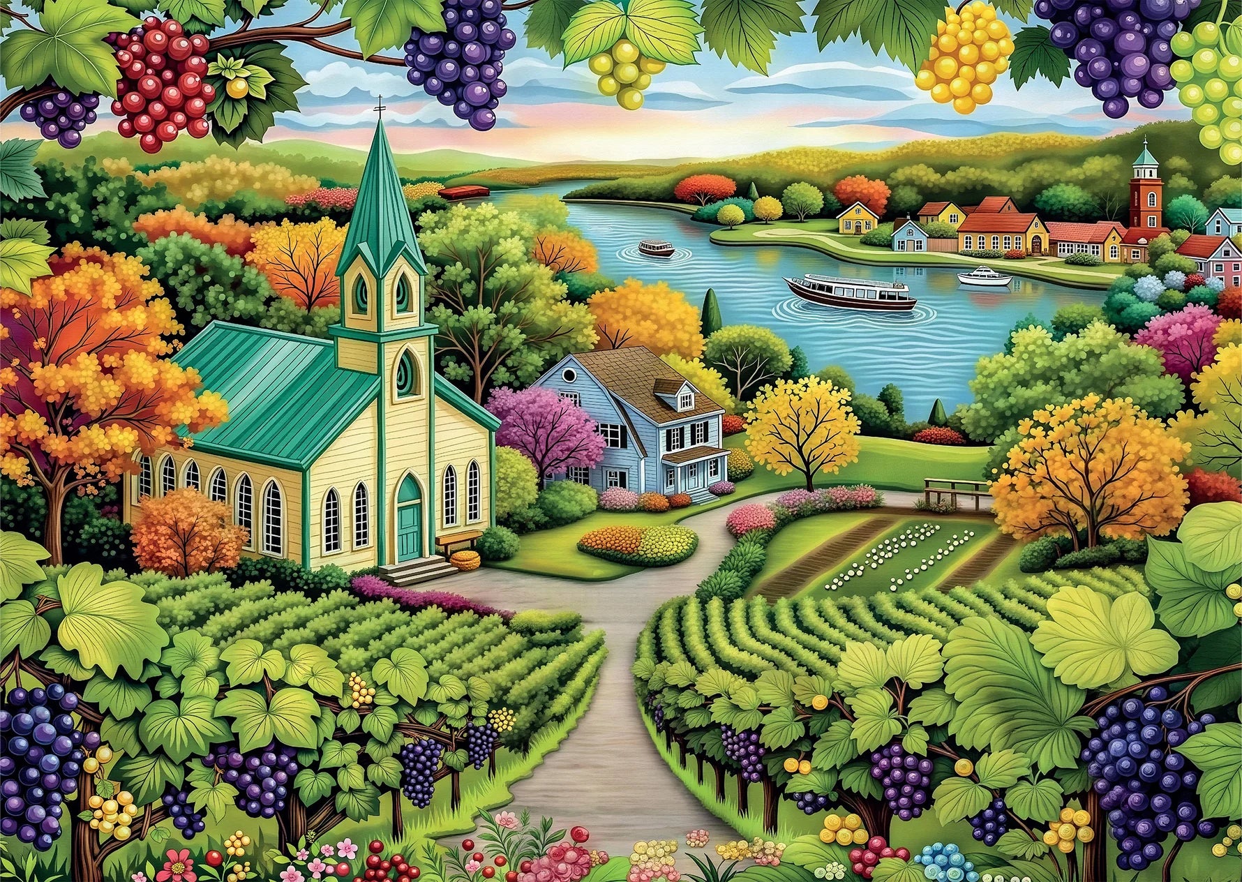 Coastal Vineyard (1000pcs)