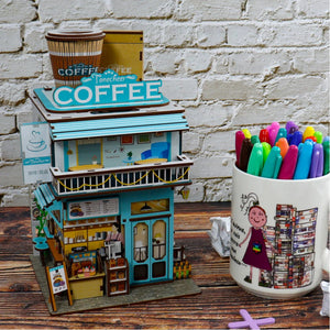 Desk Bin - Coffee Shop (Wood)