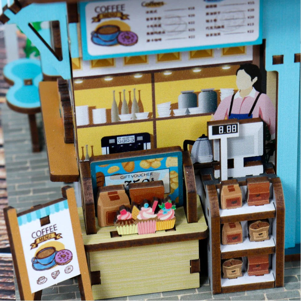 Desk Bin - Coffee Shop (Wood)
