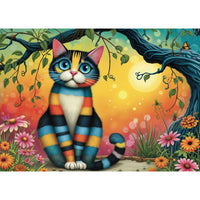 Colorful Striped Cat - Collection NovIA (1000pcs)