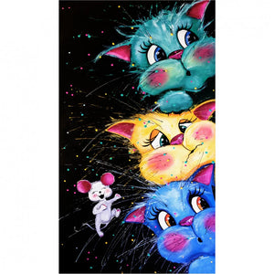 Peinture au diamant - Les p'tits coquins, Collette Falardeau