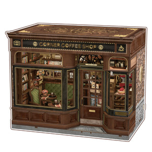 Book Nook - Corner Coffee Shop (Wood)