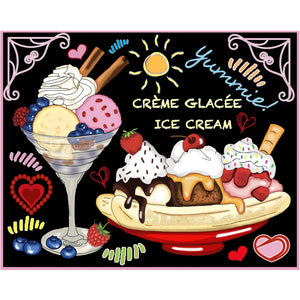 Diamond Painting - Creme glacee, Anie Maltais