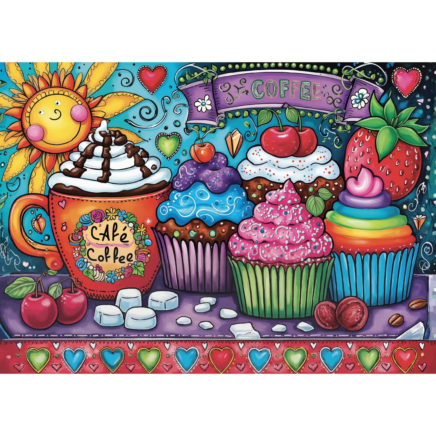 Cupcakes & Café - Collection NovIA (1000 pièces)