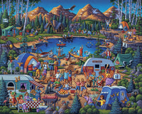 Aventure de camping (1000pcs)