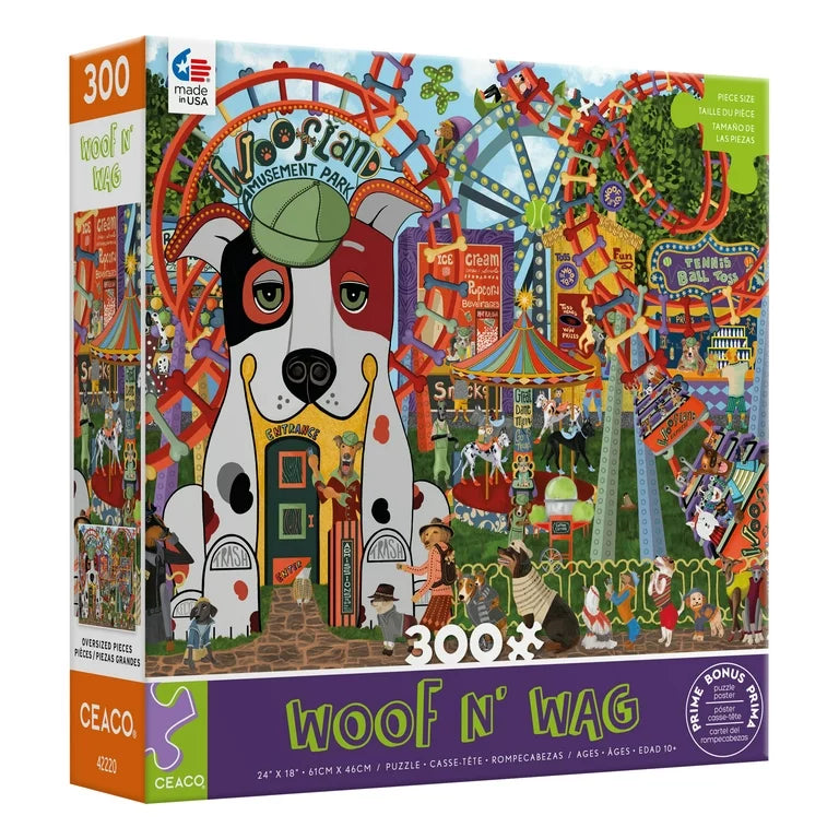 Woof N' Wag - Amusement Bark (300pcs Oversized)