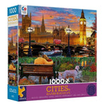 PFG Cities - On The Thames In London, David Maclean (1000pcs) (Usage/Used - PUZZLES FOR GOOD)