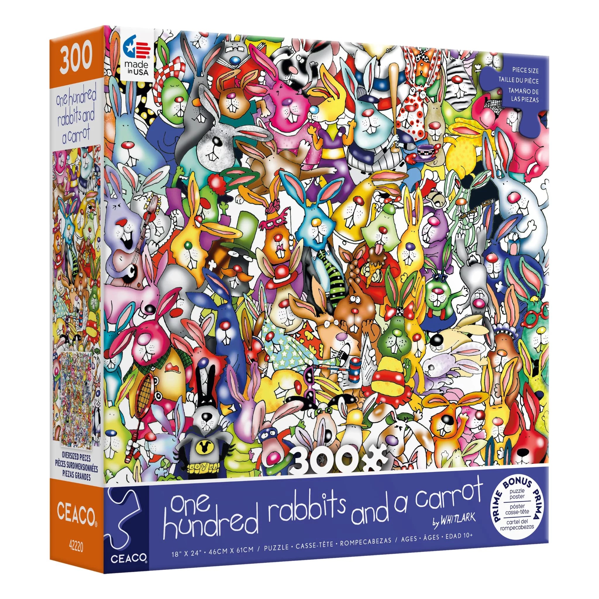 One Hundred and One - Rabbits & a Carrot (300pcs Oversized)