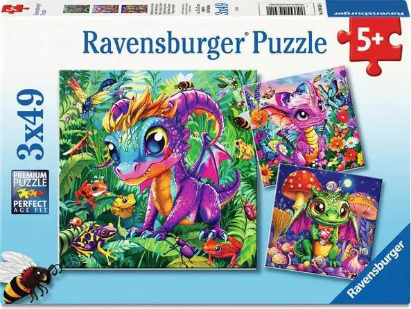 Ravensburger Baby Garden Dragons (3x49pcs)