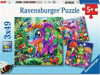 Ravensburger Baby Garden Dragons (3x49pcs)