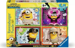 Ravensburger Minions & Monsters - Ooops - Bumper Pack (4 x 100pcs)