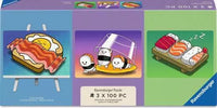 Ravensburger Kawaii Breakfast, Lunch & Dinner Puzzle & Easel Set (3x100pcs)