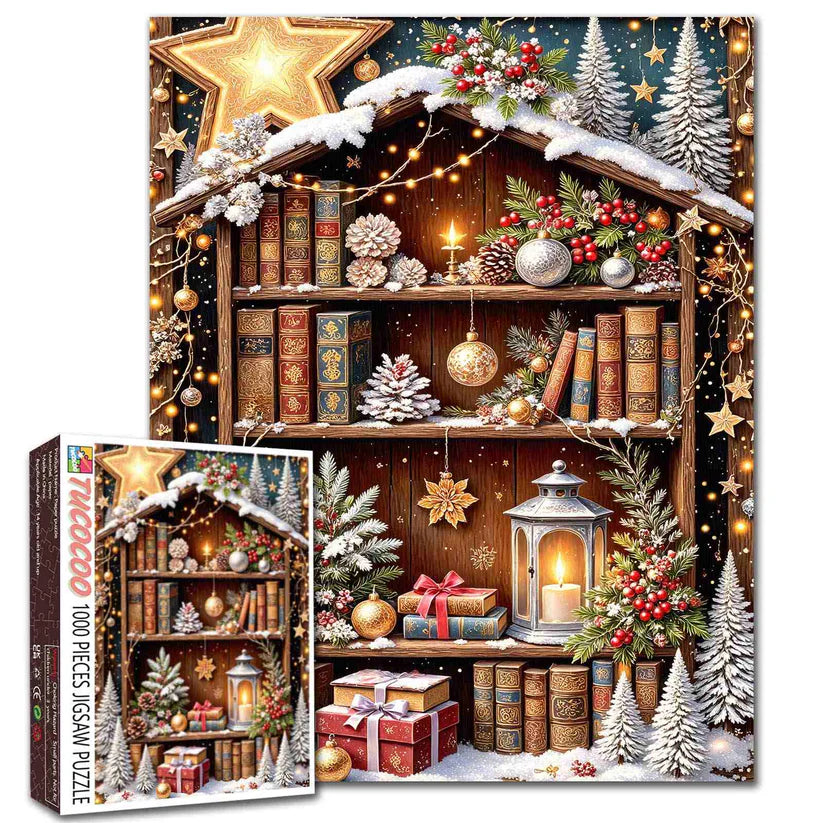 Christmas Bookshelf (1000pcs)