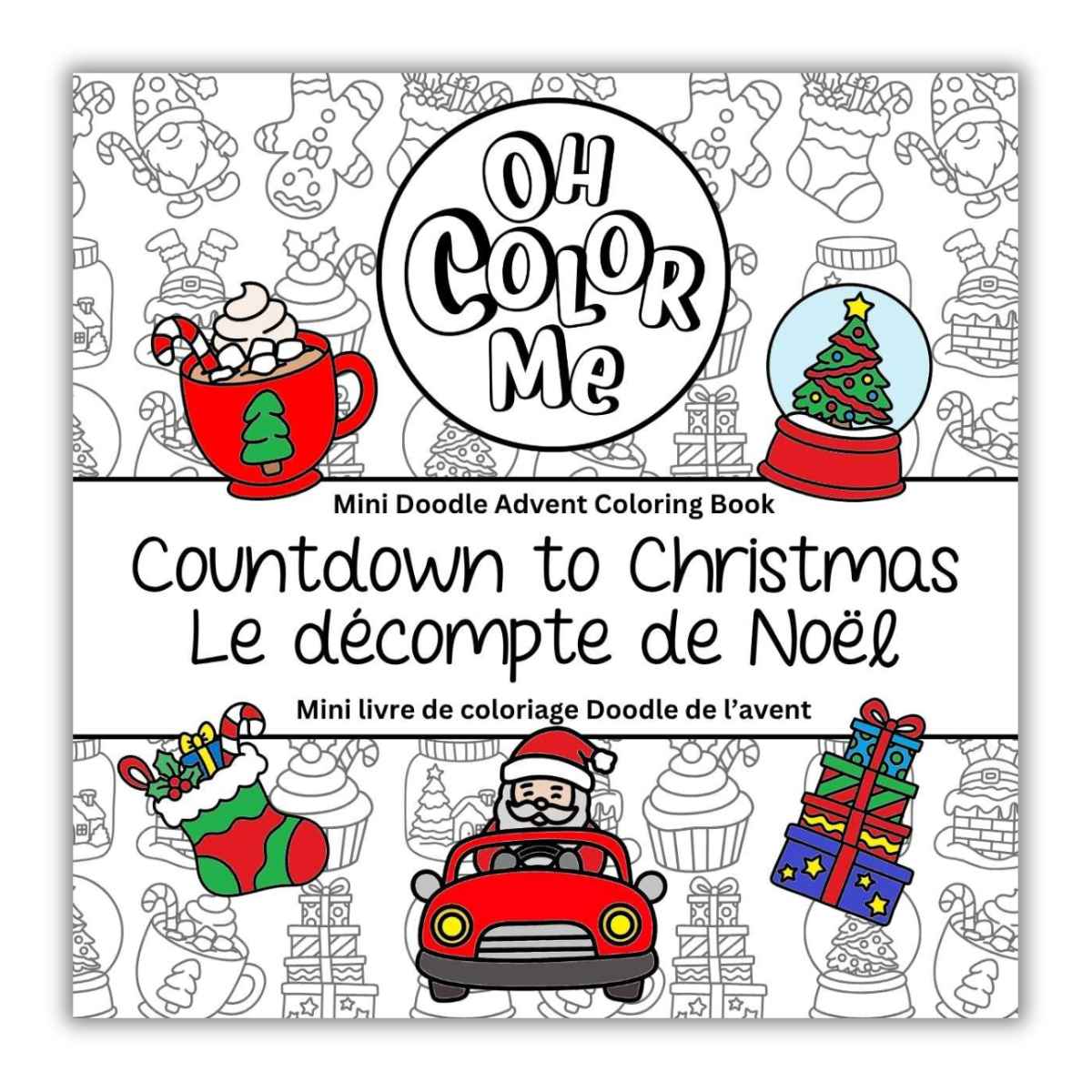Countdown to Christmas - Advent Mini Coloring Book