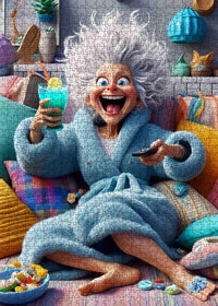 Playful Seniors - Cozy Chaos Granny (1000pcs)