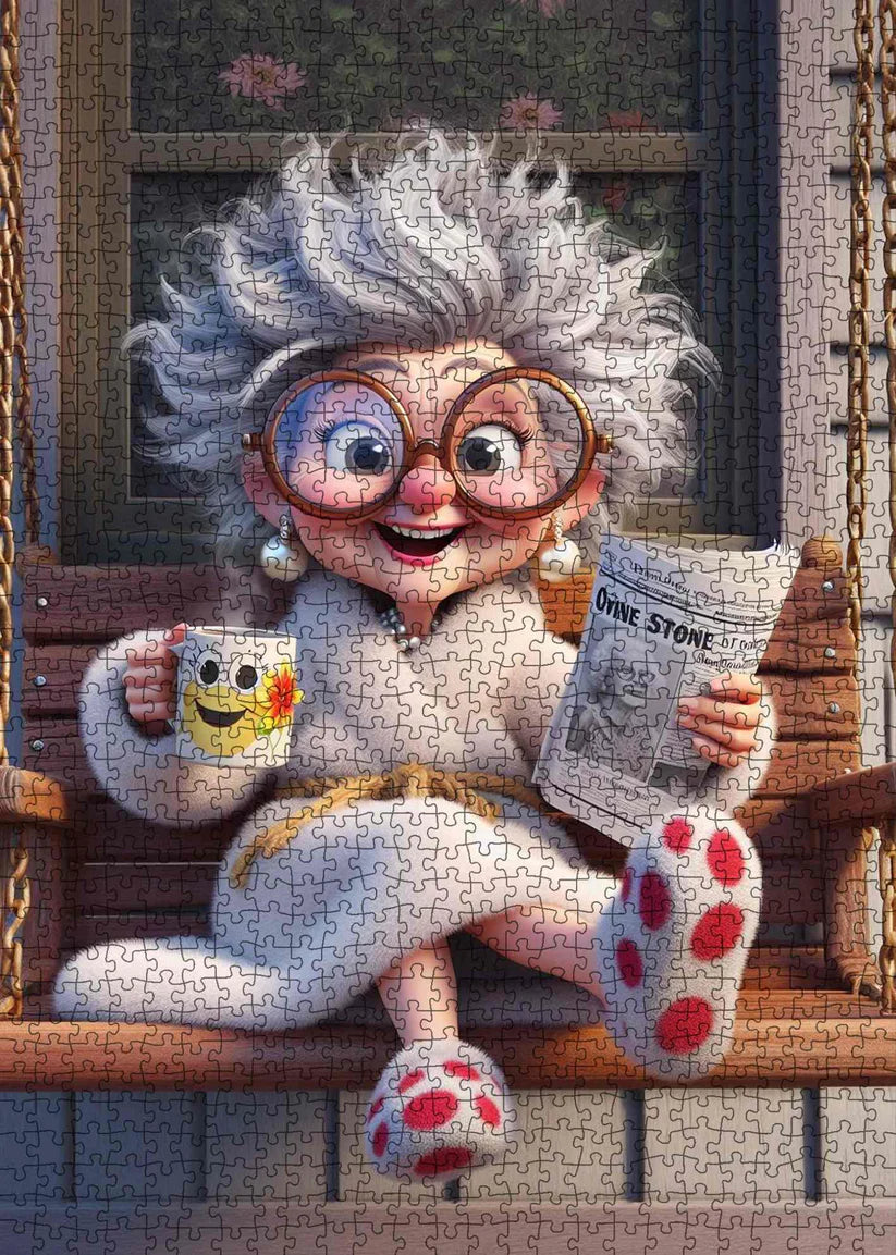 Playful Seniors - Cozy Morning Granny (1000pcs)