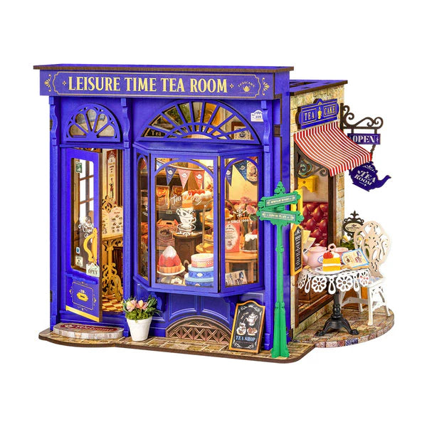 DIY Miniature House - Leisure Time Tea Room (Wood)