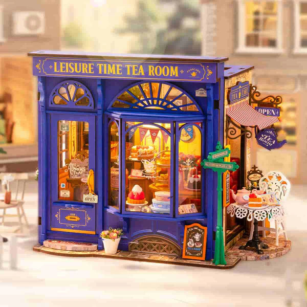 DIY Miniature House - Leisure Time Tea Room (Wood)