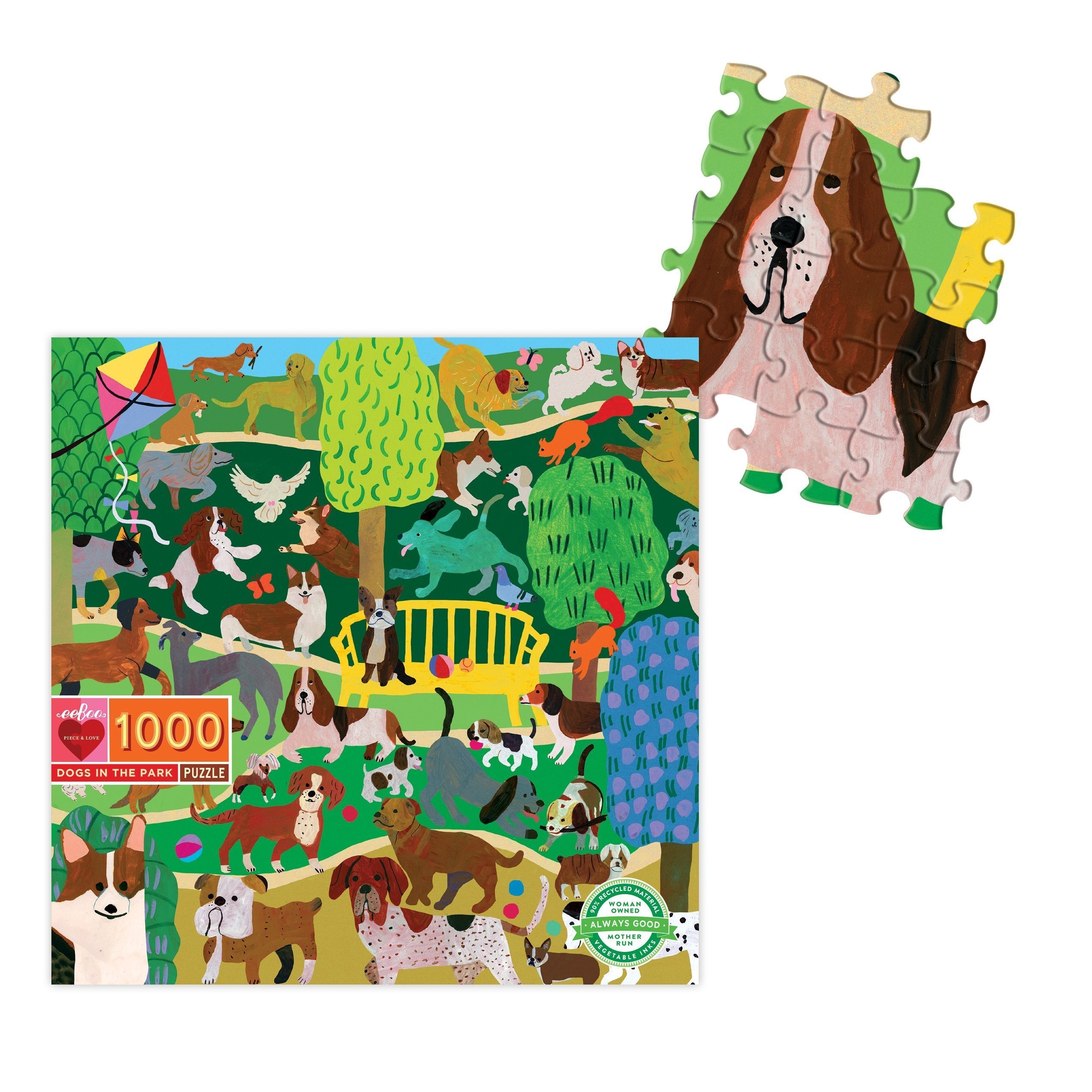 Dogs in the Park, Monika Forsberg (1000pcs)