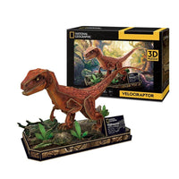 National Geographic - Velociraptor (3D Puzzle) (63pcs)