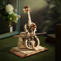 3D Mechanical Music Box - Magic Cello (Wood)
