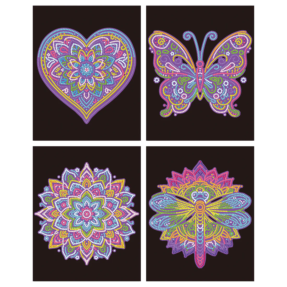 Dotzies Flock - Neon Mandalas