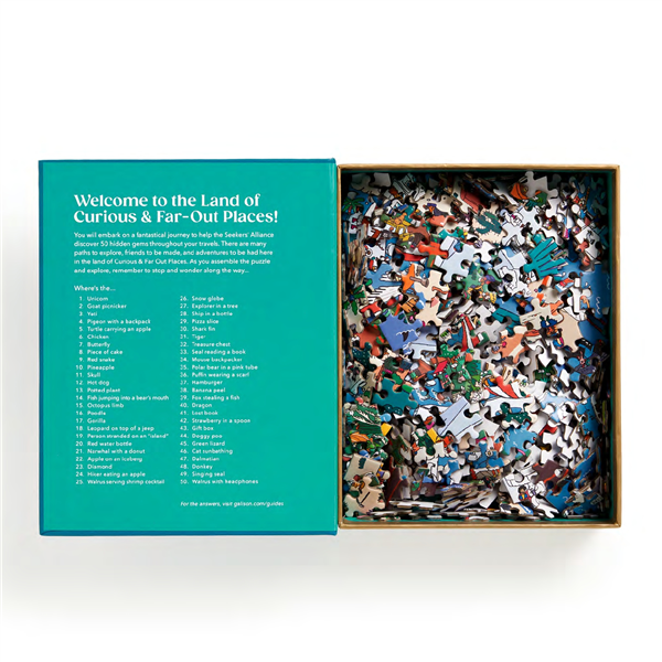 Search & Find - Where's ____? Curious & Far Out Places (500pcs)