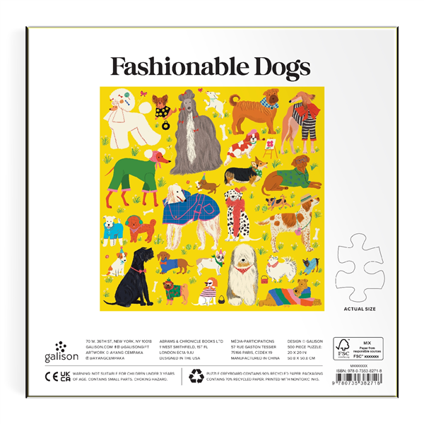 Chiens à la mode (500pcs)