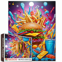 Epic Burger and Fries Feast (1000pcs)