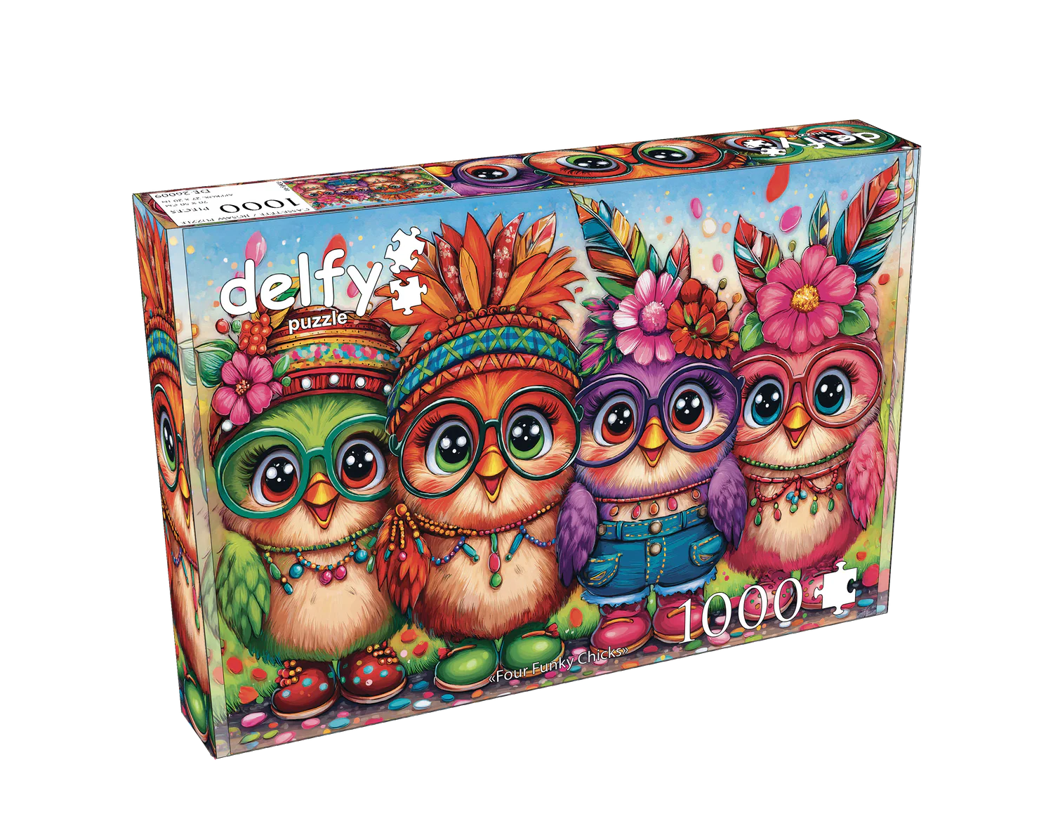Four Funky Chicks (1000pcs)