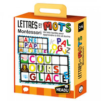 Lettres et MOTS Montessori (puzzle éducatif)