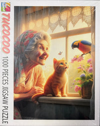 Playful Seniors - Grandma with Pets (1000pcs)
