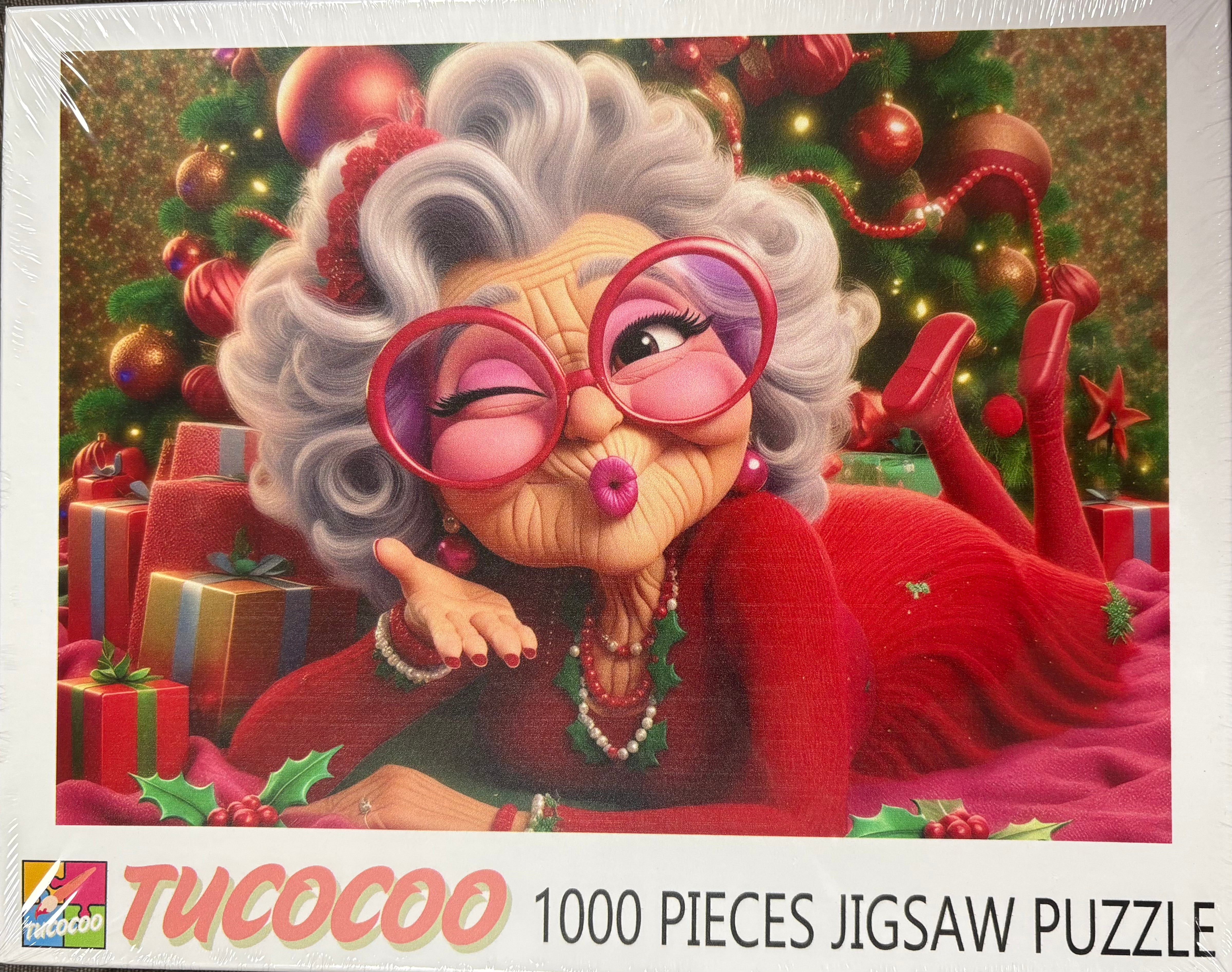 Playful Seniors - Mistletoe Grandma (1000pcs)