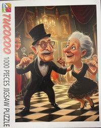 Playful Seniors - Vintage Grandma and Grandpa Dancing (1000pcs)