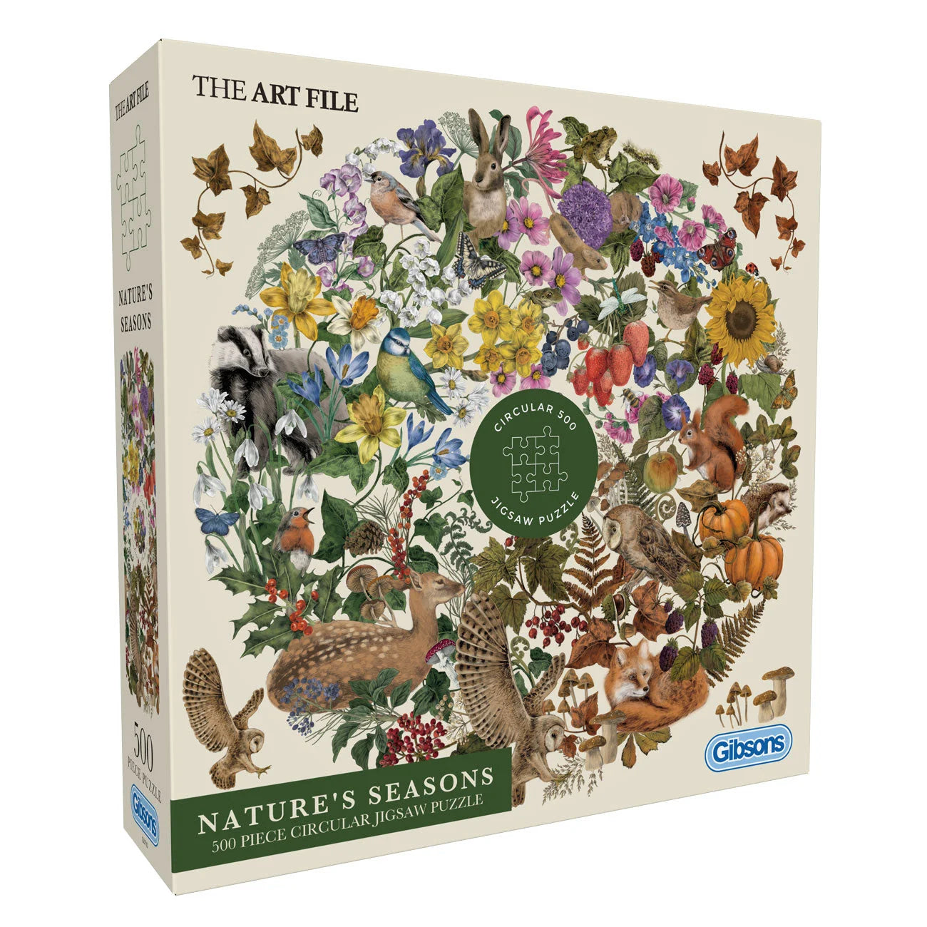 The Art File - Nature's Seasons (500pcs) (ROUND)