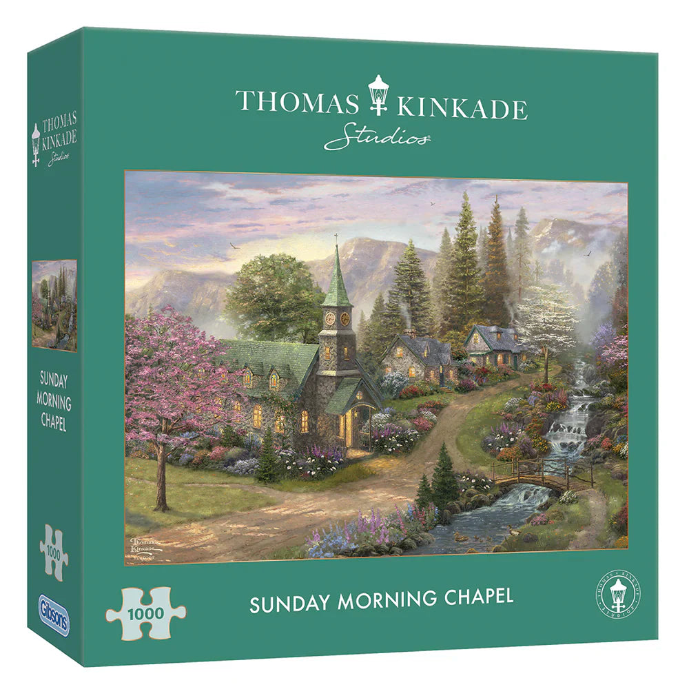 DMG Thomas Kinkade - Sunday Morning Chapel (1000pcs) (DAMAGED BOX)