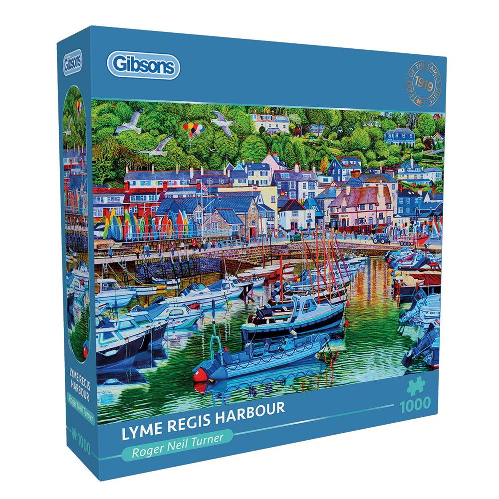 Lyme Regis Harbour, Roger Turner (1000pcs)