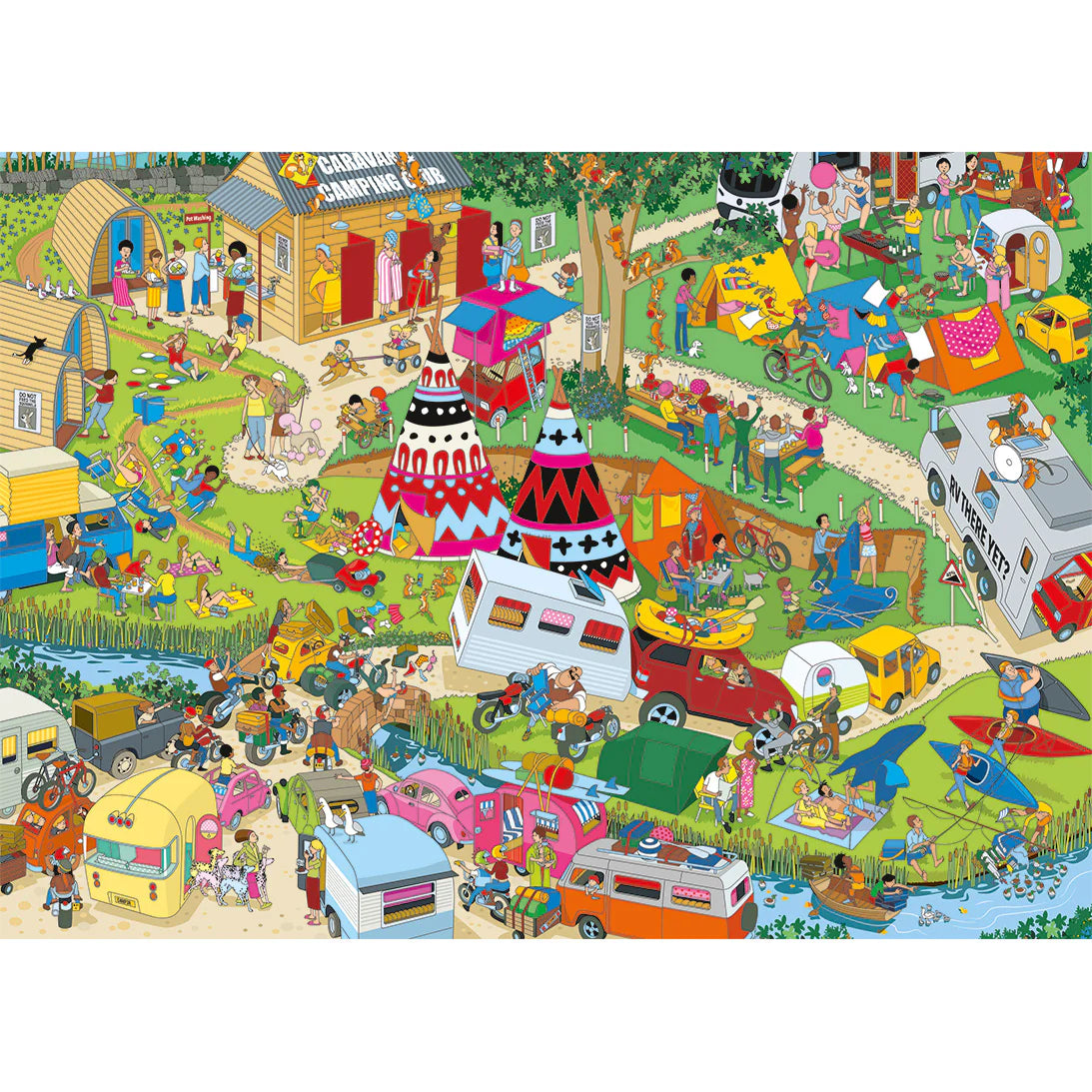 DMG Jokesaws - Campsite Capers (1000pcs) (DAMAGED BOX)